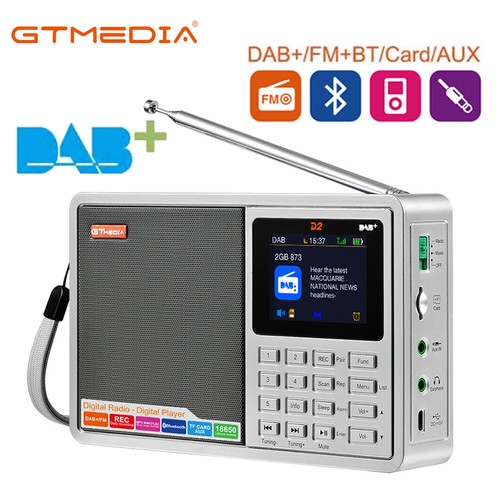 Tragbarer dab digitalradio - tragbarer, dab+