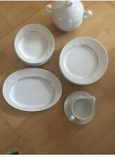 Rosenthal Asimmetria Speiseservice, weissgold