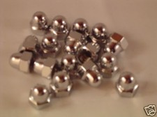 Hutmutter M6 CHROM verchromt