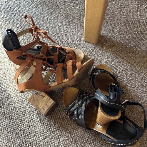 2paar sandalen cork - 2paar,