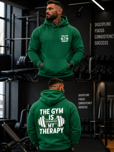 Gym shirt hoodie herren - shirt,