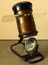 Taschenmikroskop Reisemikroskop Mikroskop Messing vintage retro saammeln rar TOP