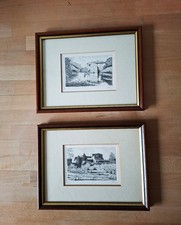 Toskanische Landschaft limitierte Auflage  Zwei Bilder gerahmt
