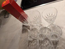 2x3 Kristall- Weingläser +