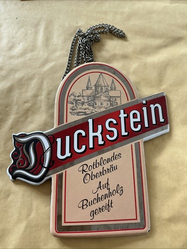 Duckstein bier zapfhahnschild - duckstein,