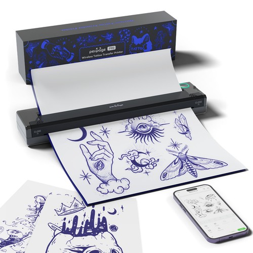 P90 wireless tattoo - p90, template