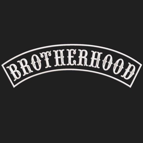 Rücken aufnäher brotherhood - rücken,