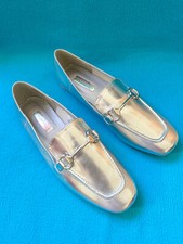 Atmosphere Damen Ballerinas Halbschuhe 39 silber