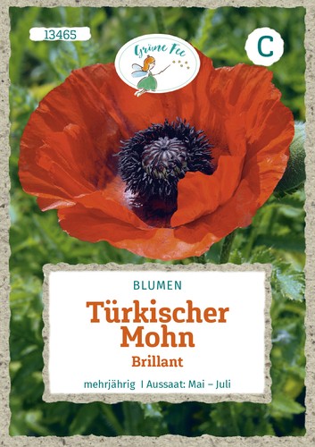 Türkischer mohn brillant - mohn,