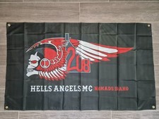Biker Club HA Fan Fahne Banner Flagge Wandbehang Partydeko ca. 90x150 cm