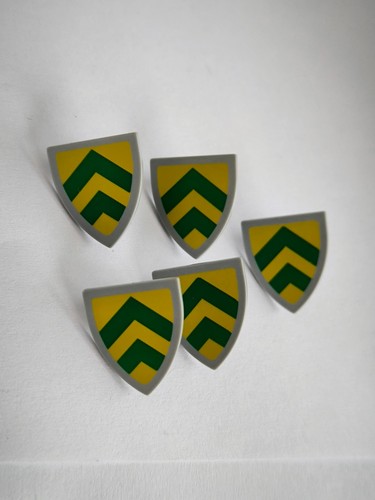 Lego ritter schild - 5x,