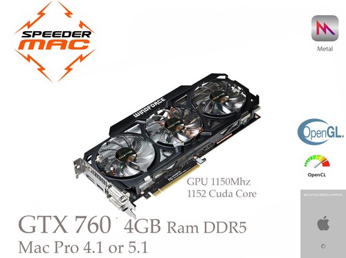 Gtx 760 4gb - ddr5, apple