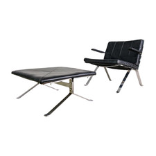 Hans Eichenberger Sessel Eurochair 1600 WK Möbel + Ottoman