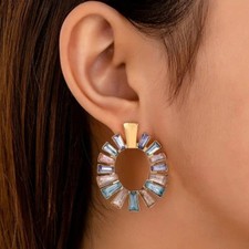 Goldfarbene Sunburst Kreis