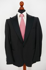 Eduard Dressler Smoking Sakko Gr.54 Schurwolle Schwarz Blue Label Top Zustand