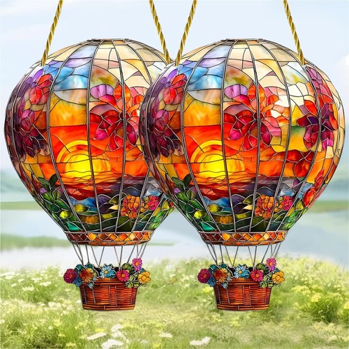 2er acryl heißluftballon - 2er,