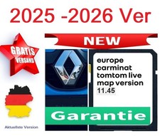 Navi SD-Karte für RENAULT Carminat LIVE 11.45 ✅ 2025 - 2026 ✅ Europa- EUROPA ✅