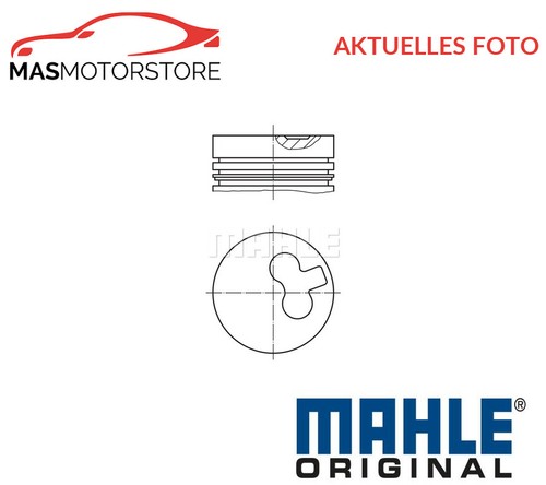 Motor kolben mit - motor, ringen