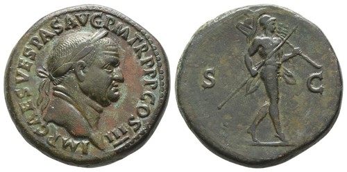 Vespasian sesterz ad 71 - vespasian,