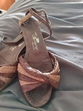 Vintage Sandalen Leder Gr 36