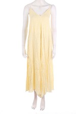 ZARA Maxikleid M gelb #7927