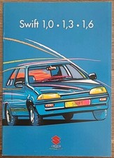 Suzuki Swift GTi/Cabrio MA Prospekt/brochure/folleto/opuscolo/brosura/prospectus