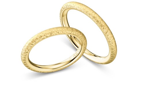 2x333 gold trauringe eheringe - 2x333,