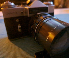 Zenit-E Kamera Fotoapparat Analoge mit Pentacon objektiv Russland