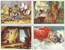 7 Sammelbilder - Wagner Margarinefabrik - Abenteurer und Entdecker - 1951