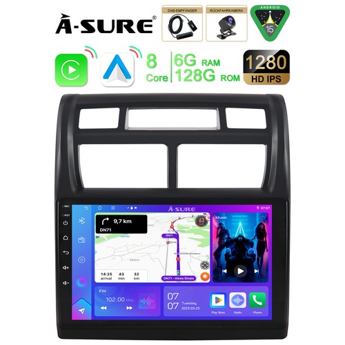 Dab android carplay - dab+android, 6+128g