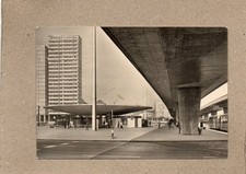 Halle/Saale,Ernst-Thälmann-Platz mit Hochhaus,1971