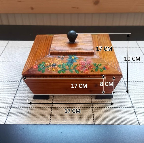 Vintage holzschatulle - vintage,