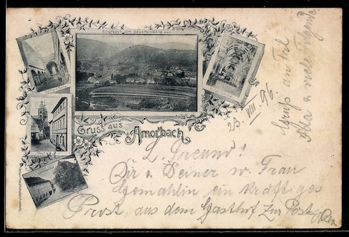 Amorbach ortsansicht vom - ortsansicht,