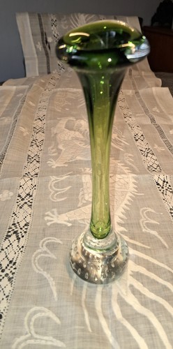Vintage glasvase glaskunst - vintage, /