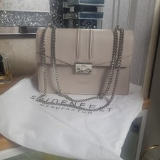 SEIDEFELT MANUFAKTUR cremefarbene Tasche Schultertasche Crossover NEU 