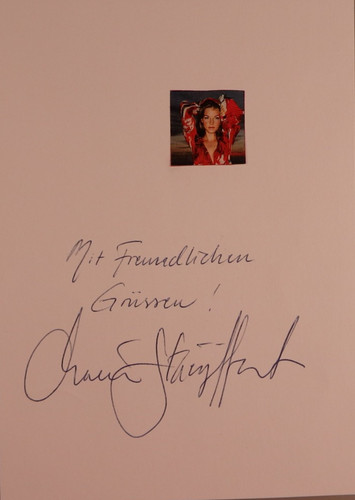 Autogramm deutsche sängerin - deutsche,