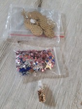 Streudeko Sterne Glitzer Ananas Basteln Bastelmatterial 