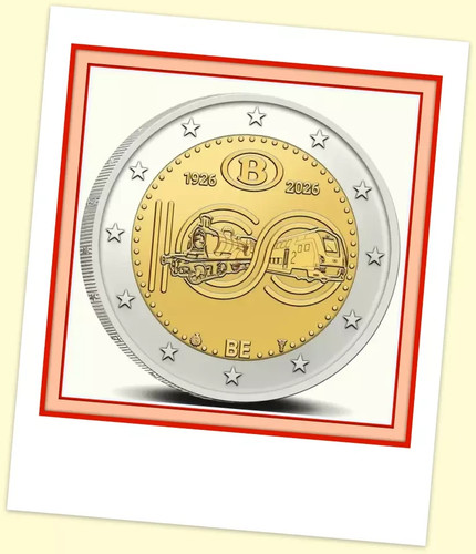 Euro gedenkmünze belgien - 2,