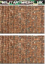 Maßstab 1 32 - 1 35 Diorama Dachschindeln Ziegel Schiefer Landschaft Set 1