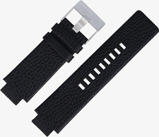 Diesel Uhrenarmband 18mm Leder Schwarz  DZ1091