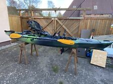 Angelkajak Wilderness Systems Radar 135 mit Helix Pedalantrieb mit viel Zubehör