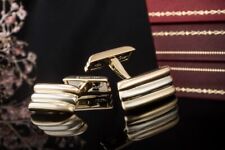 Manschettenknöpfe Cartier Trinity Eckig in Rotgold Gelbgold Weißgold 750 Schmuck