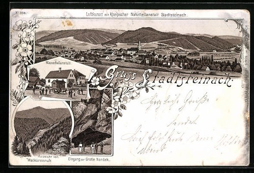Lithographie stadtsteinach - lithographie,