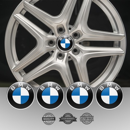 Bmw nabenkappen aufkleber - 4x,