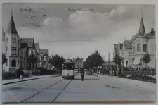 Rostock , 1909 , Kaiser Wilhelmstraße , Strassenbahn , Ansichtskarte , AK !!