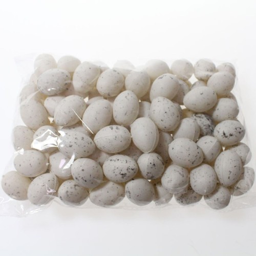 100 eier 3cm kunststoff - eier,