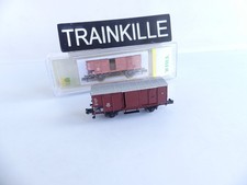 15501-06 MINITRIX N 1:160 / GEDECKTER ACHSWAGEN DER DB 105 124