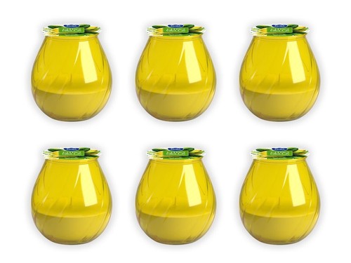 6er set citronella duftkerzen - set,