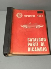 Alfa 1600 Spider Rundheck, Duetto,  orig. Ersatzteilkatalog gebraucht