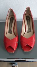 Peter Kaiser High Heels, rot, Lackleder, 9cm, Gr. 6 1/2, Ledersohle u.-futter